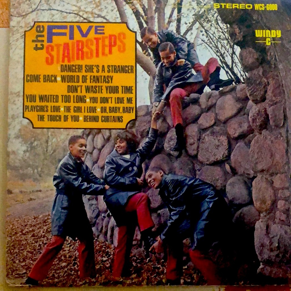 1967 VTG THE FIVE STAIRSTEPS Self Titled LP (Windy C 6000, orig 1967 Mono) Sweet